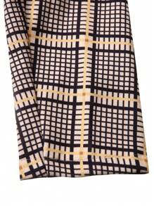 Manfinity Homme Abrigo informal de cuadros de tejido de color para hombres, otoño/invierno