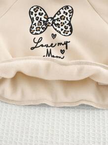 Cozy Pixies 2 件装女婴爱心图案连帽衫和喇叭裤套装 - 彩色 - 查看 9