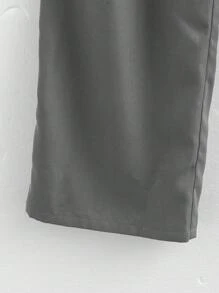 2pcs Tween Girl Formal Classic Suit Set: Waistcoat & Pants, Elegant Office Work Wear, Autumn Winter