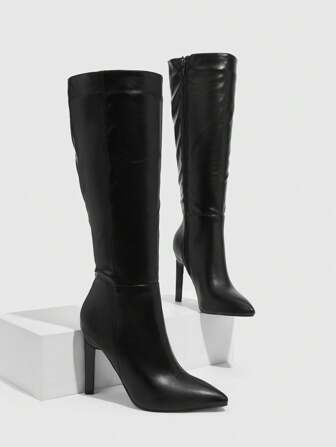 CUCCOO BIZCHIC Women's Solid Color Fashion Over-The-Knee Boots, Suitable For Party Outfits Halloween For And Spring Shoes Spring Break Easter