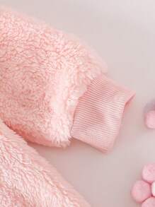 Girls' Winter Jumpsuit, Cute Baby Jumpsuit For Cold Season - Baby Pink - View 6