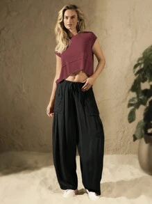 VARSITIE Sports SUMMER Outdoors Basic  With  Jersey - Burgundy - View 3