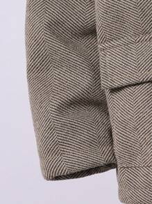 SHEIN 2 件装年轻男孩领西装外套和休闲裤套装