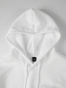 Manfinity Homme Men's Solid Color Zip-Up Hoodies And Sweatpants Casual Tracksuit Set, Fall, Fall Clothes, Cozy Outfits