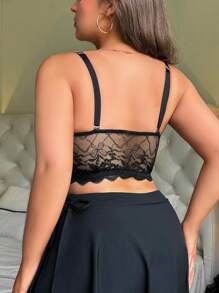 大码女式蕾丝前开合塑身衣