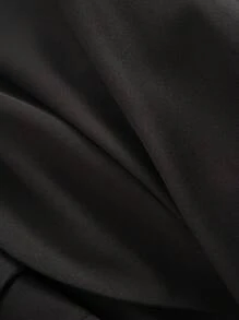 SHEIN Frenchy Blazer negro casual de talla grande con cintura ajustada