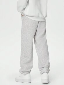 Tween Boys' All-Match Casual 3-Piece Set With Drawstring Waist Fleece Sweatpants - Multicolor - View 4