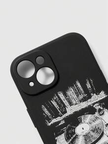 ROMWE Grunge Punk 图形印刷音乐光盘设计手机壳，休闲日常手机保护套 - 彩色 - 查看 2