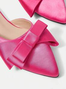 MOTF PREMIUM FASHIONABLE COMFY ROSE PINK FLAT SHOES FOR WOMEN - Hot Pink - View 5