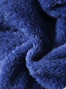 SHEIN Jachetă de blugi cu imprimeu albastru pentru fete, cu un model imprimat unic pentru un aspect la modă, potrivire largi, potrivită pentru stratificare, perfectă pentru stilul casual, toamna/iarna