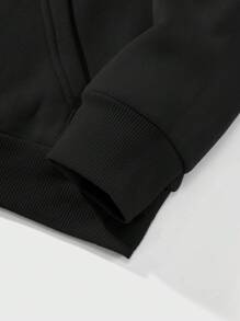 Manfinity Dauomo 男士字母花卉印花连帽卫衣，长袖上衣