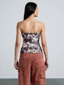 AiiRZ 奶牛印花抹胸贴身上衣 - 彩色 - 查看 2