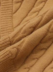 Tween 女童不对称下摆套头毛衣，时尚优雅的高领设计，适合秋冬季