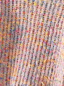 年轻女孩毛衣，可爱优雅的双层圆领针织套头衫，适合休闲、旅行和冬季保暖 - 粉色 - 查看 6