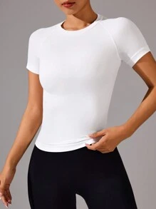 Eassivo Eassivo 女式夏季简约字母印花无袖运动背心健身背心健身衫