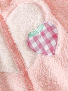 Girls' Winter Jumpsuit, Cute Baby Jumpsuit For Cold Season - Baby Pink - View 8