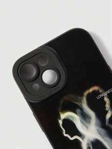 ROMWE Portrait Illustration Printed Mobile Phone Case - Multicolor - View 2