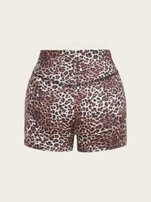 SHEIN EZwear 2 件装女士短款打底裤 - 彩色 - 查看 5