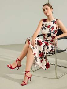 MOTF PREMIUM Women Heeled Sandals - Merah - View 7