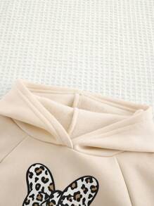 Cozy Pixies 2 件装女婴爱心图案连帽衫和喇叭裤套装 - 彩色 - 查看 11