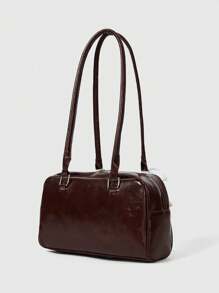 ROMWE Kawaii Túi đeo vai thời trang bằng da PU có nắp cho nữ - Nhiều màu - Xem 4