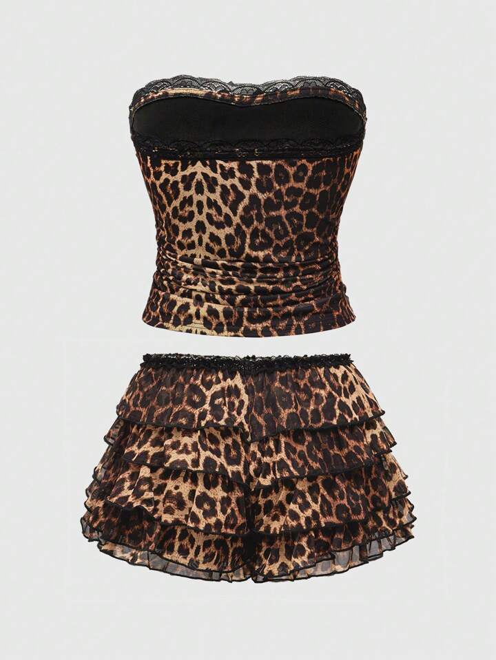 Leopard jorts | Y2K Streetwear | y2k streetwear