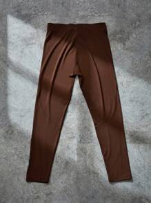 Manfinity Sport Corelite Boyfriend Style Men's Letter Print Elastic Waist Sports Compression Pants