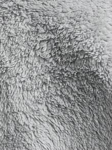 Manfinity Homme Sudadera con capucha con cremallera y cordón de contraste de talla grande para hombre, informal y cálida para otoño/invierno, con diseño gráfico de bloque de color, manga larga, capucha en gris oscuro, regalo para amigos, esposo, novio