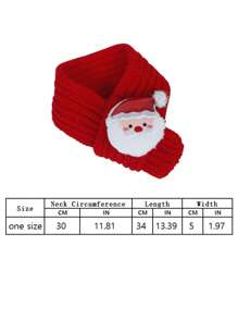 PETSIN 1 chiếc khăn len Giáng sinh cho thú cưng, thiết kế hoạt hình tuần lộc và người tuyết dễ thương, khăn choàng cổ ấm áp cho mèo và chó - Nhiều màu - Xem 5