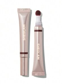 SHEGLAM Pout Pillow Cushion Matte Liquid Lipstick-40 Winks Long Lasting Liquid Lipstick Matte Finish Sponge Tip Applicator Lip Gloss Moisturizing Non-Sticky Lip Gloss Lip Combo Brand Beauty Makeup Face Paint Cosmetic For Women Girls Perfect For Winter Spring Ideal For Y2K Fancy Fashion Suitable For Birthday Gift Party Ready Best Color - 40 Winks - View 7