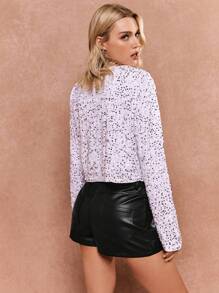 Poéselle Biały kardigan z cekinami, można nosić obie strony, damska kokarda dekoracyjna z cekinami z długim rękawem, krótka elegancka regularna kurtka, jesień zima 24 FW, jesienne stroje damskie, stroje klubowe dla kobiet, strój na koncert dla kobiet, biały długi rękaw, sukienki imprezowe dla kobiet, odpowiednie na co dzień na ulicy, imprezę, bankiet i inne okazje do noszenia