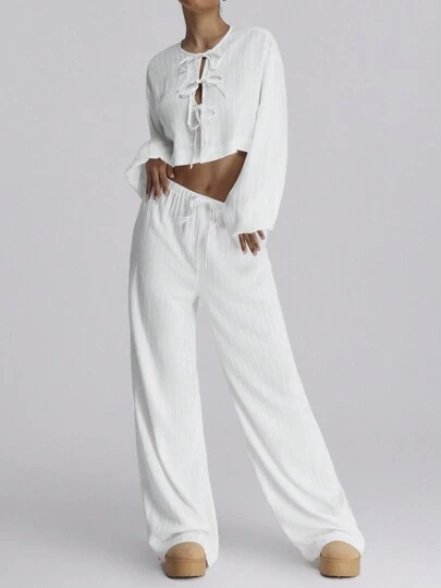 Forever 21 Fall&Winter Women White Long Sleeve/Christmas Clothes/Women Two Pieces Sets/Homecoming Shirt/Oversized/Festival Outfits/Going Out Tops/Low Rise/Work Women Blouses/Baggy Women Pants/Christmas Pajamas Family/Vintage/Long Sleeve Blouse/Crew Neck/Fall Women Outfits/Christmas Clothes/Bottom/Casual/ Elegant /Bridesmaid /Business Casual Women/ Prom/ Fall Sets