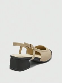 CUCCOO BIZCHIC Women's Retro Chunky Heel Strap Sandals - Multicolor - View 8