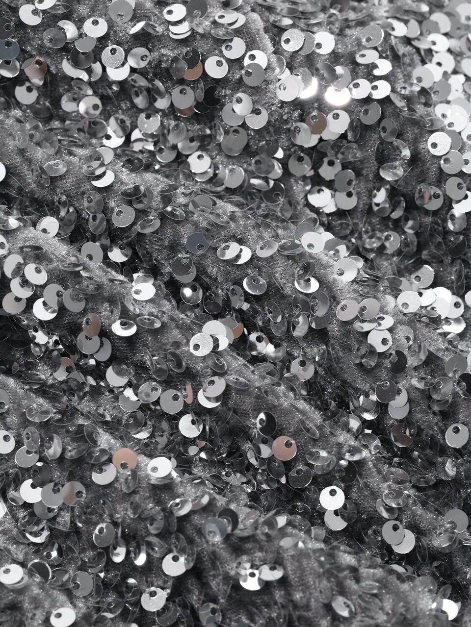 Sequined Sparkling Mini Skirt For Women,Fall Winter New Years Carnival Skirt