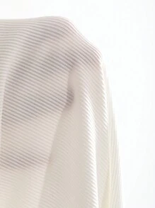 DAZY Top corto de tirantes ajustado de cuello en U de unicolor, top de verano estilo universitario - Blanco - Ver 6