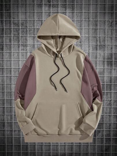 Manfinity Homme 男士撞色连帽衫