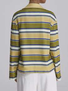 Forever 21 Fall Women Outfits Women Dress Shirts Women Outfits Fall Clothes Women Costumes Women Stripe Pattern Tops - Multicolor - View 2