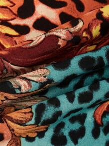 SHEIN LUNE 大码细肩带全印花休闲夏装