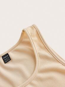 Slaydiva 3 件套女士休闲短裤和长裤套装 - 杏色 - 查看 7