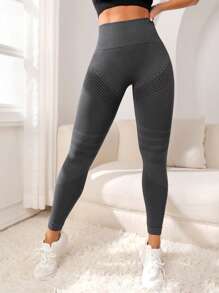 Seamluxe SHEIN Sport Seamless Wide Waistband Sports Leggings