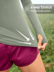 In My Nature Damska koszulka typu T-shirt z okrągłym dekoltem i rękawami typu raglan, przeznaczona do użytku na zewnątrz