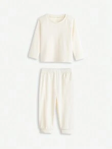 SHEIN 4pcs/Set Baby Boys All-Match Casual Everyday Comfortable Soft Long Sleeve Outfits, Suitable For Outdoor And Lounging In Autumn And Winter - Multicolor - View 8