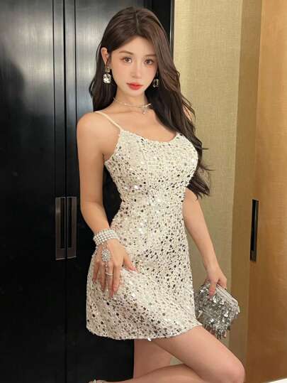 summer fit and flare midi dresses RLT SILK SLIP DRESS main image 1