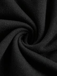 SHEIN Essnce 2 Confezioni di Canotte Nere Lunghe Casual e Versatili, Comode, Adatte a Tutte le Stagioni, per Donne Taglie Forti - nero - Visualizzare 6