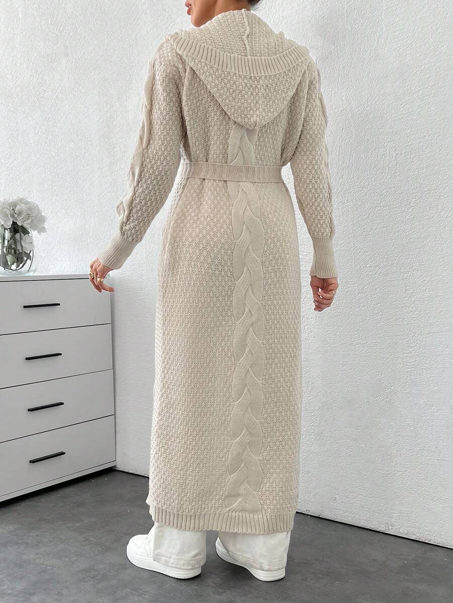 SHEIN Cárdigan con detalle y botón largo especial + 480 Moda de Mujer