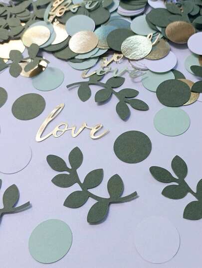 SHEIN 100pcs Random Party Theme Confetti, Table Scatter Decorations For Country Natural Style Party, Wedding Bridal Shower, Classroom Decor Graduation Party Decorations Birthday Decorations