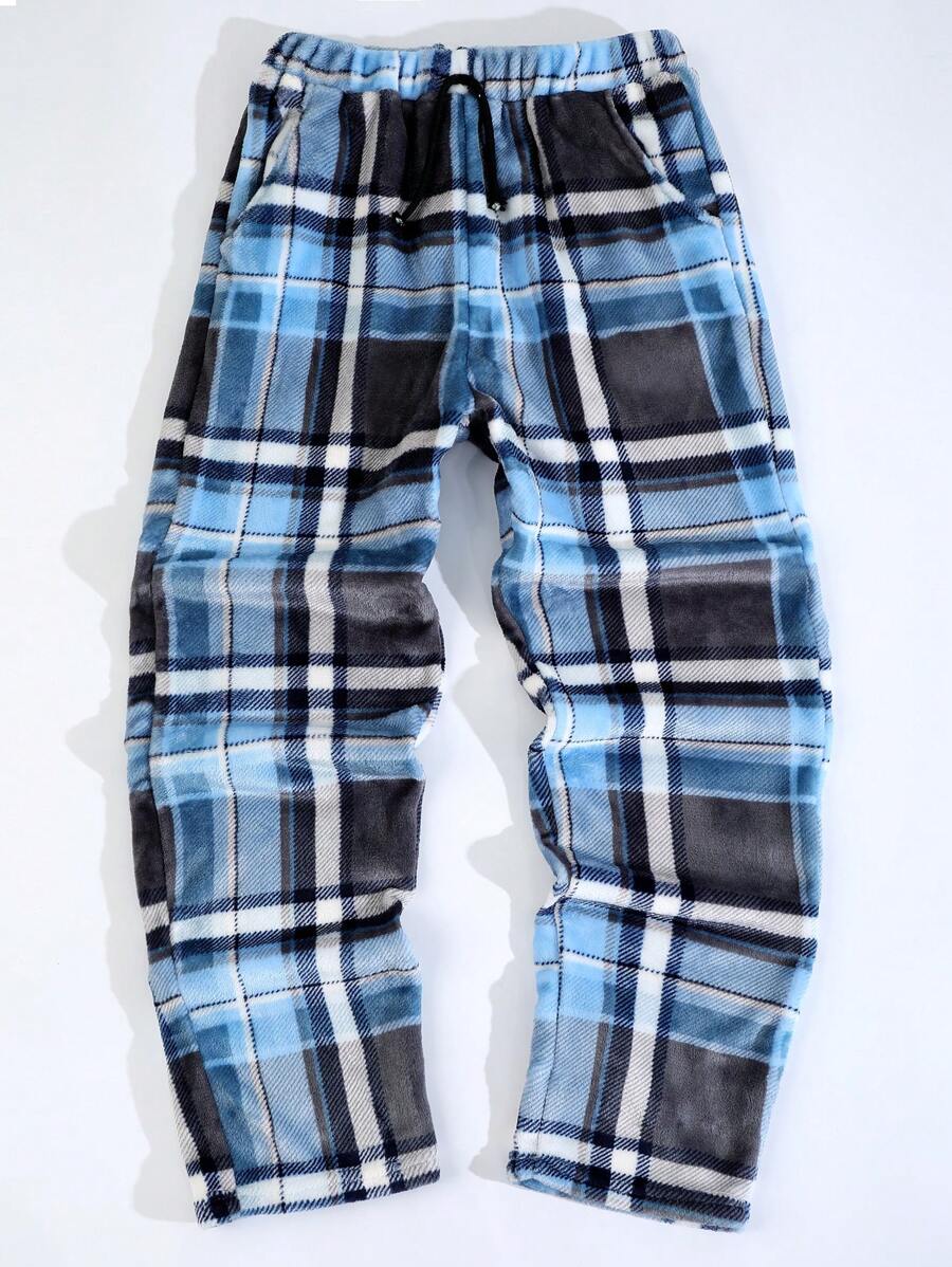 Quần thể thao ống đứng rộng rãi, thoải mái, dáng rộng cho bé trai tuổi teen - Đen và trắng - Xem 1