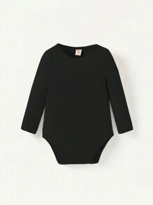 Cozy Pixies 3件套女婴休闲纯色柔软针织长袖连体衣套装