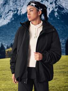 In My Nature 3-In-1 Women's Casual Sports Jacket With Removable Hooded Inner Liner, Warmwinter Women Tops