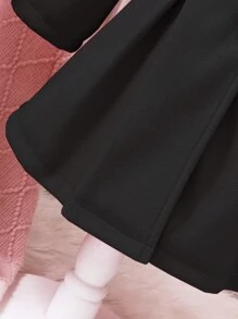 Elladie kids Young Girl Casual Cute Bowknot Design Jacket With Beret Hat